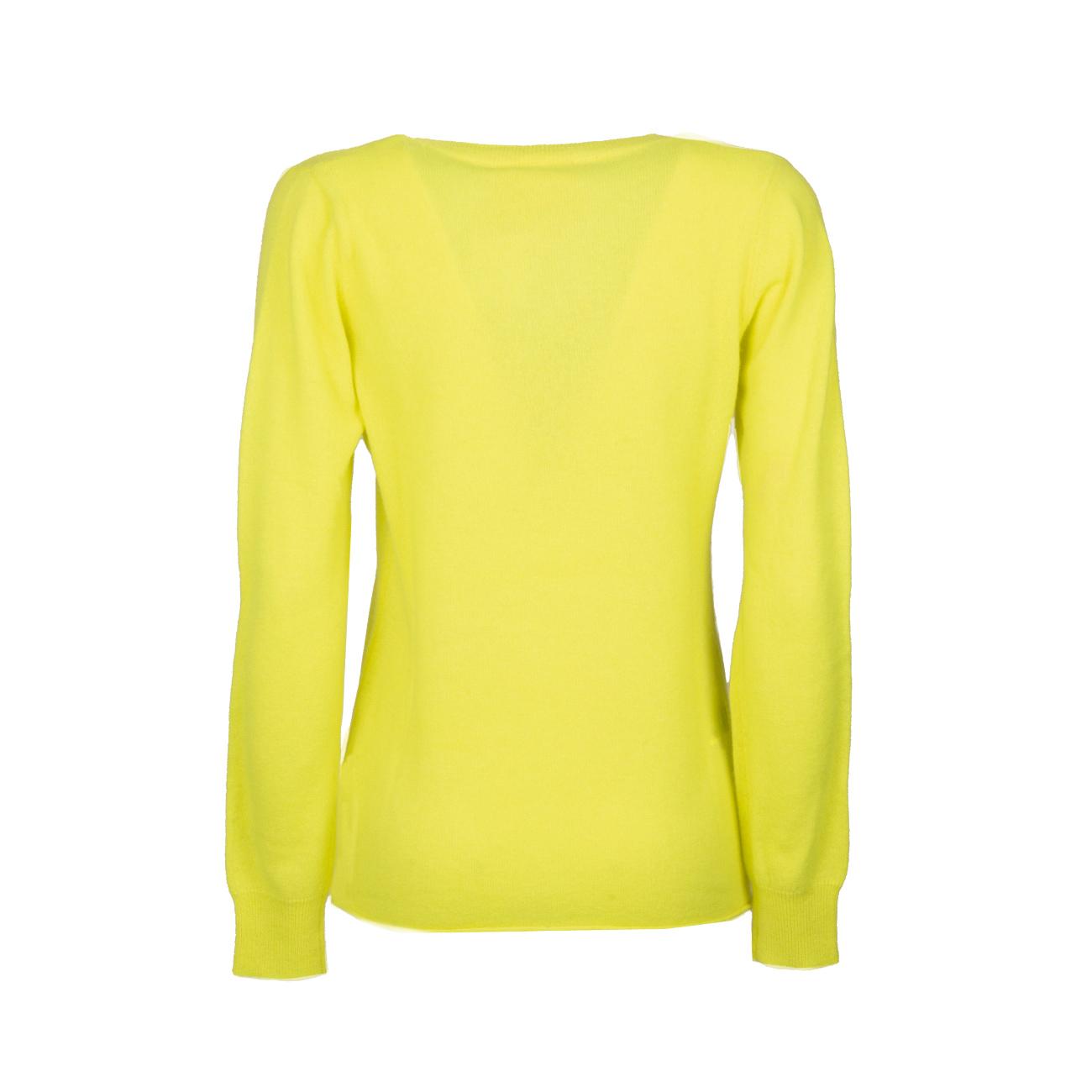 Pull Arielle Donna Jaune Fluo AC142013C JAUNE FLUO ABSOLUT CASHMERE 