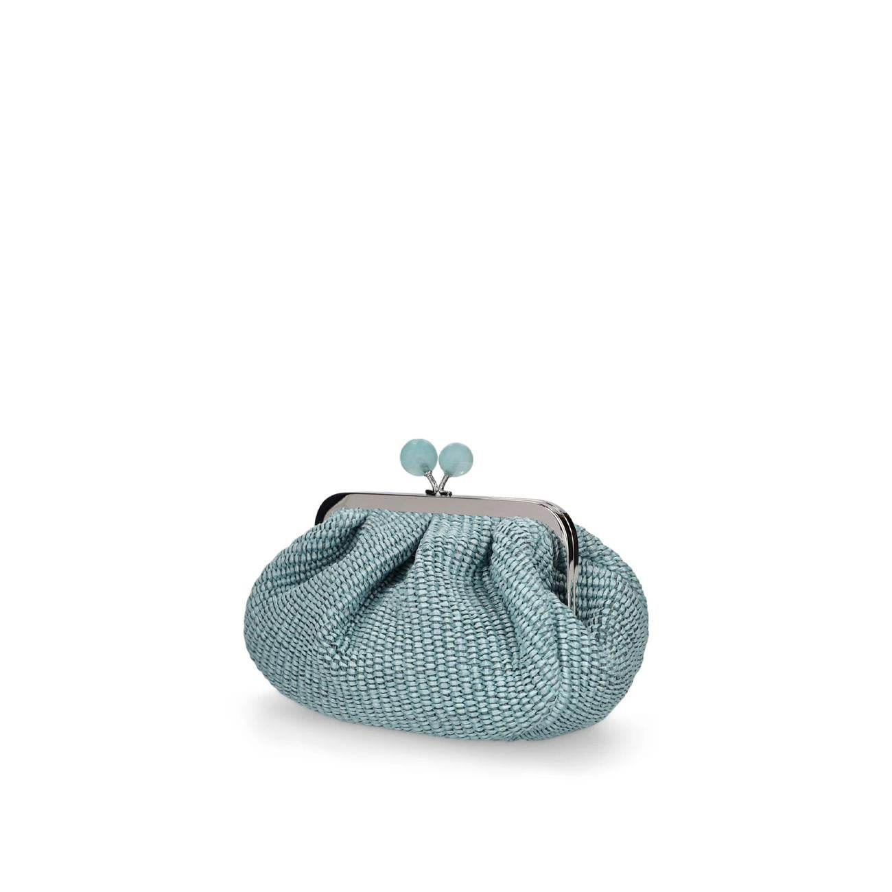 Borsa Pasticcino Palmas In Raffia Piccola Donna Cielo PALMAS 2415511065600 001 CIELO MAX MARA WEEKEND 