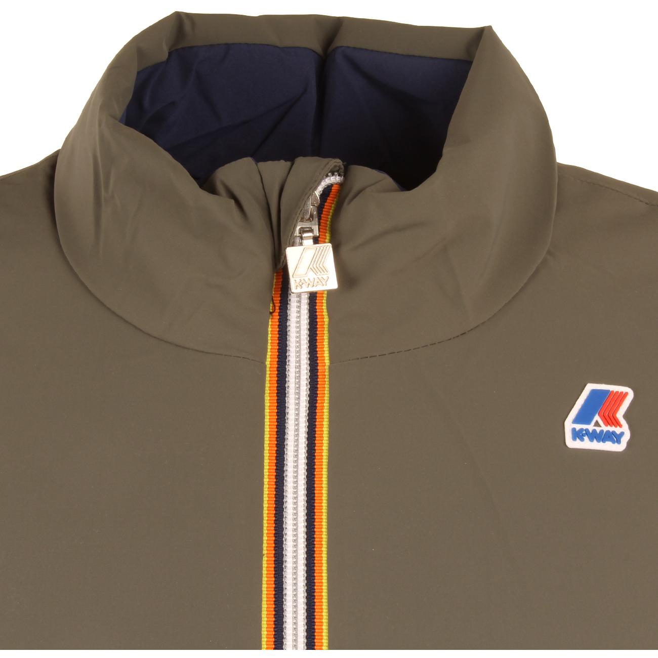 Giacca Arsene Warm Double Corto Uomo Green Blackish K7111HW AF1 GREEN BLACKISH/BI K-WAY 