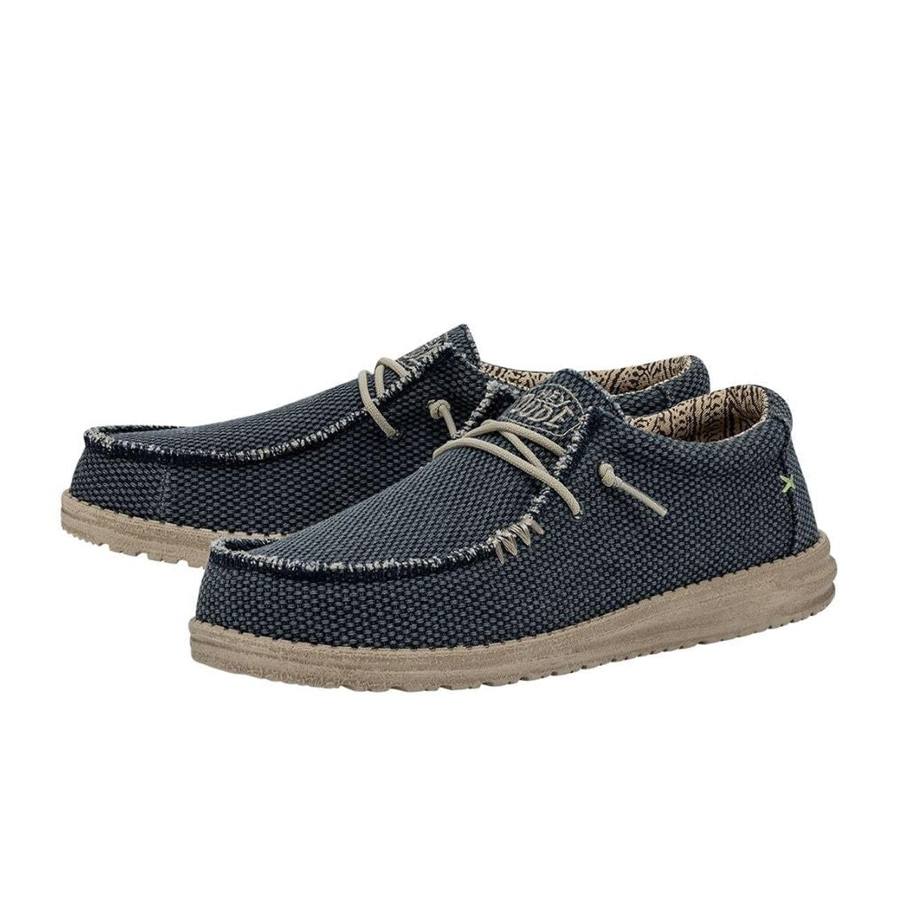 MOCASSINO U. WALLY BRAIDEN HEYDUDE HD.40003 4NM/BLUE NIGHT HEY DUDE 