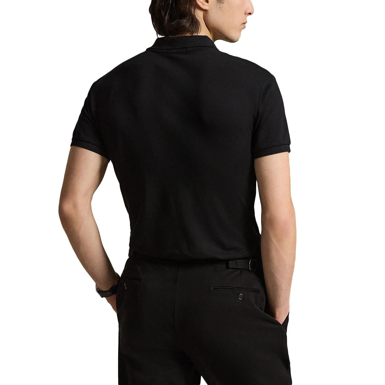 Polo Slim Fit 7106855140 002 POLO BLACK POLO RALPH LAUREN 
