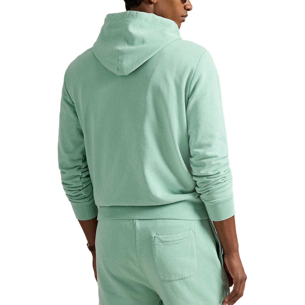 Felpa Con Cappuccio 710916690 012 CELADON POLO RALPH LAUREN 