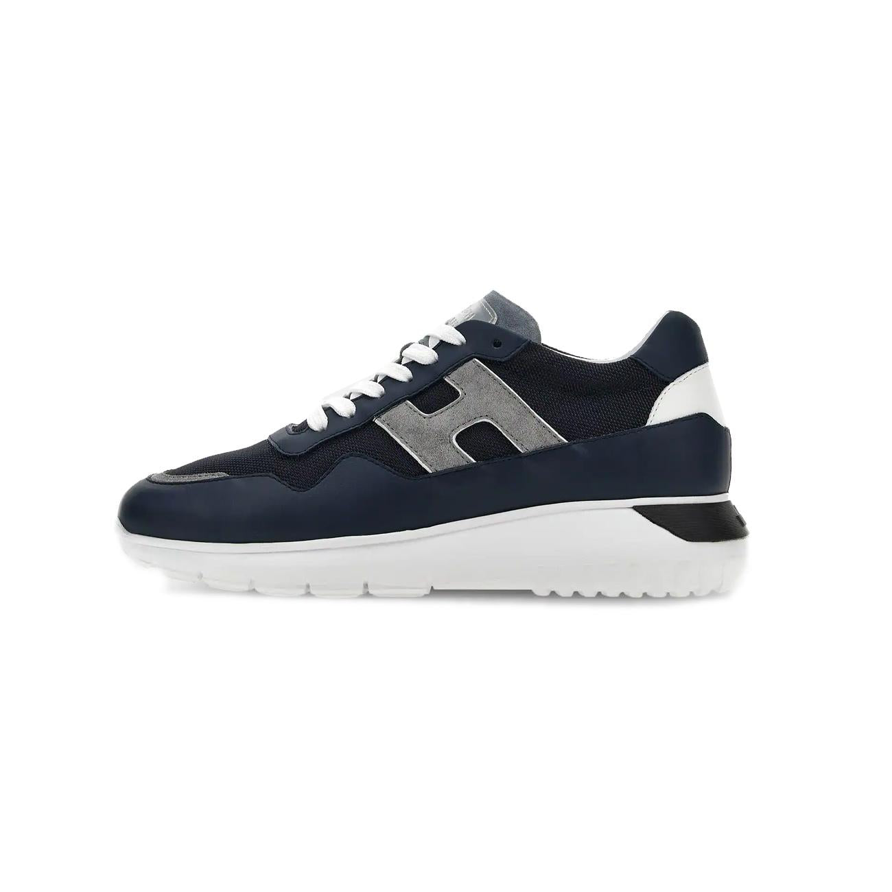 Sneakers Interactive3 Allac Uomo Blu Grigio Bianco HXM3710EG30QEW543J BLU HOGAN 