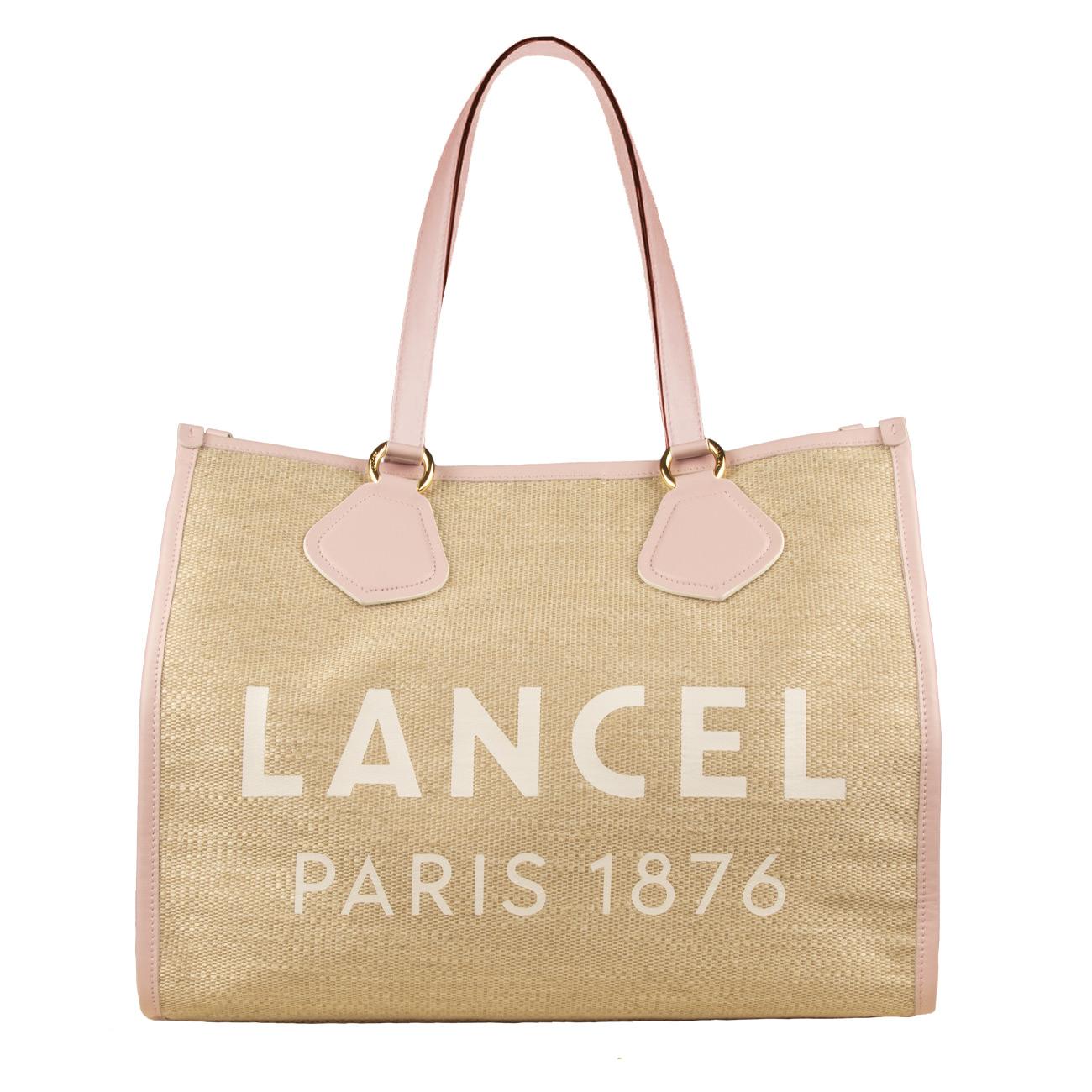 Borsa Cabas Ete Donna Natural Rose Dragee A107497JTU 7J NATURAL/ROSE DRAGEE LANCEL 