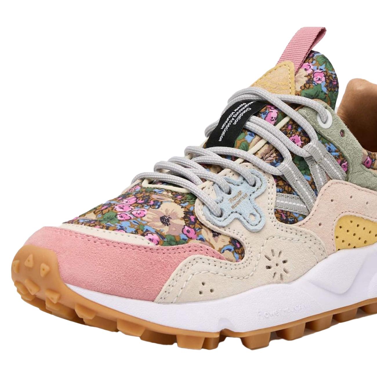 Sneakers Yamano 3 Con Stampa Fiori Primaverili 1N99001201781740 ROSE/MILK FLOWER MOUNTAIN 