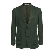 GIACCA U. COTTON/LINEN BOGLIOLI N6302Q BVC444 0573 VERDE BOSCO BOGLIOLI 