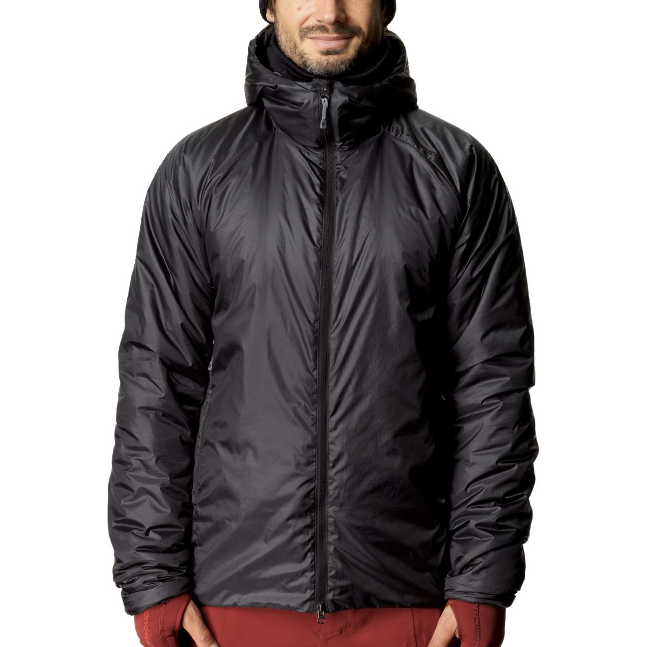 GIACCA U. IMPERMEABILE C/CAPP + F/ZIP HOUDINI 820007 900 TRUE BLACK HOUDINI 