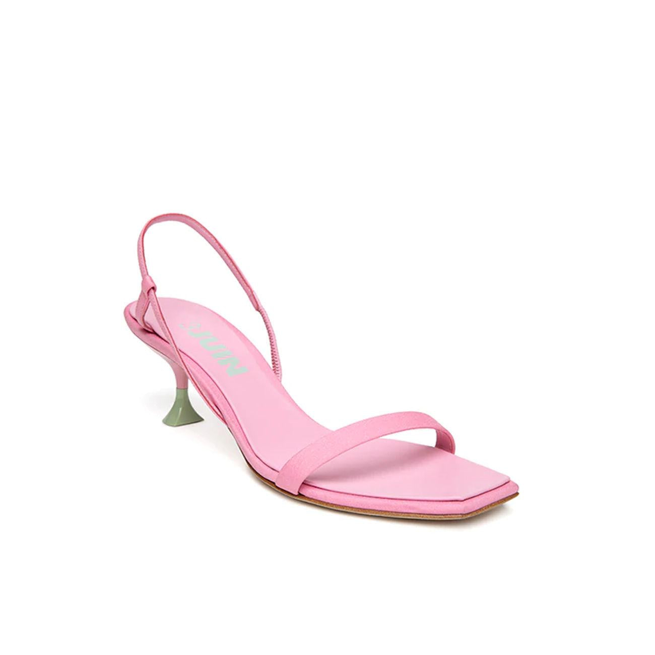 Sandali Suola Squadrata Donna Pink 322SC007/I/0604316 PINK 3 JUIN 