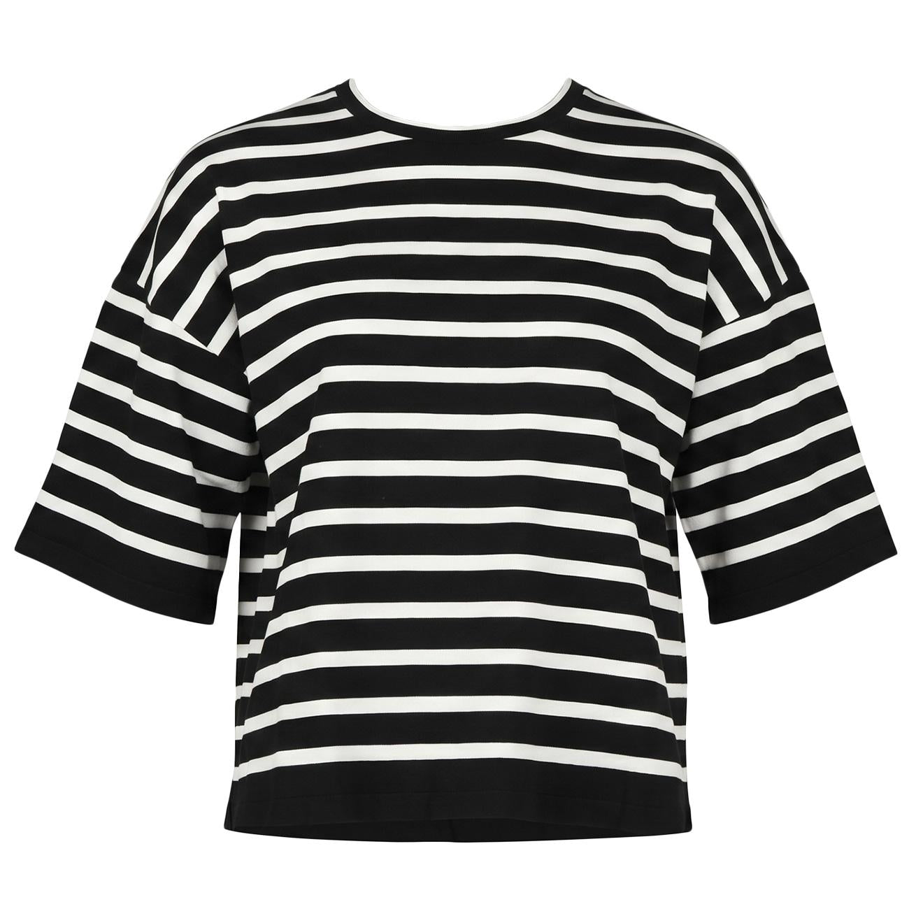 T-shirt Lace Bicolor CNKD13308 ECRU/NERO AKEP 
