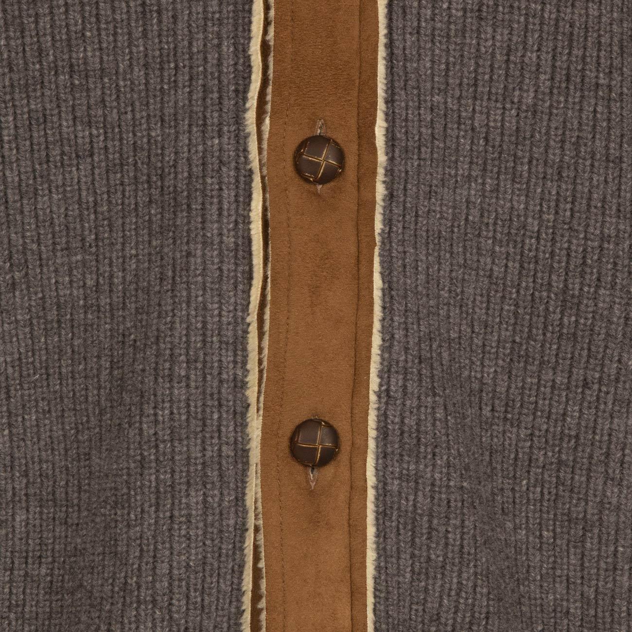 Blouson Con Inserti In Montone Uomo Grigio 13112/25015 093 GRIGIO LA FILERIA 