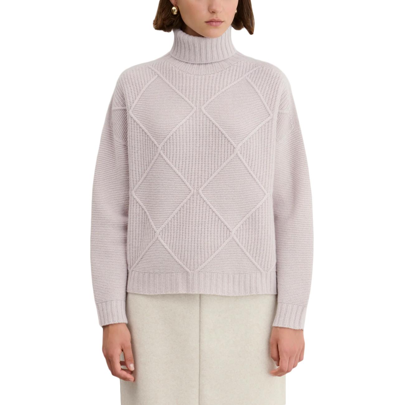 Maglia Con Rombi 8208 ROSA PALLIDO MAIDA MILA 