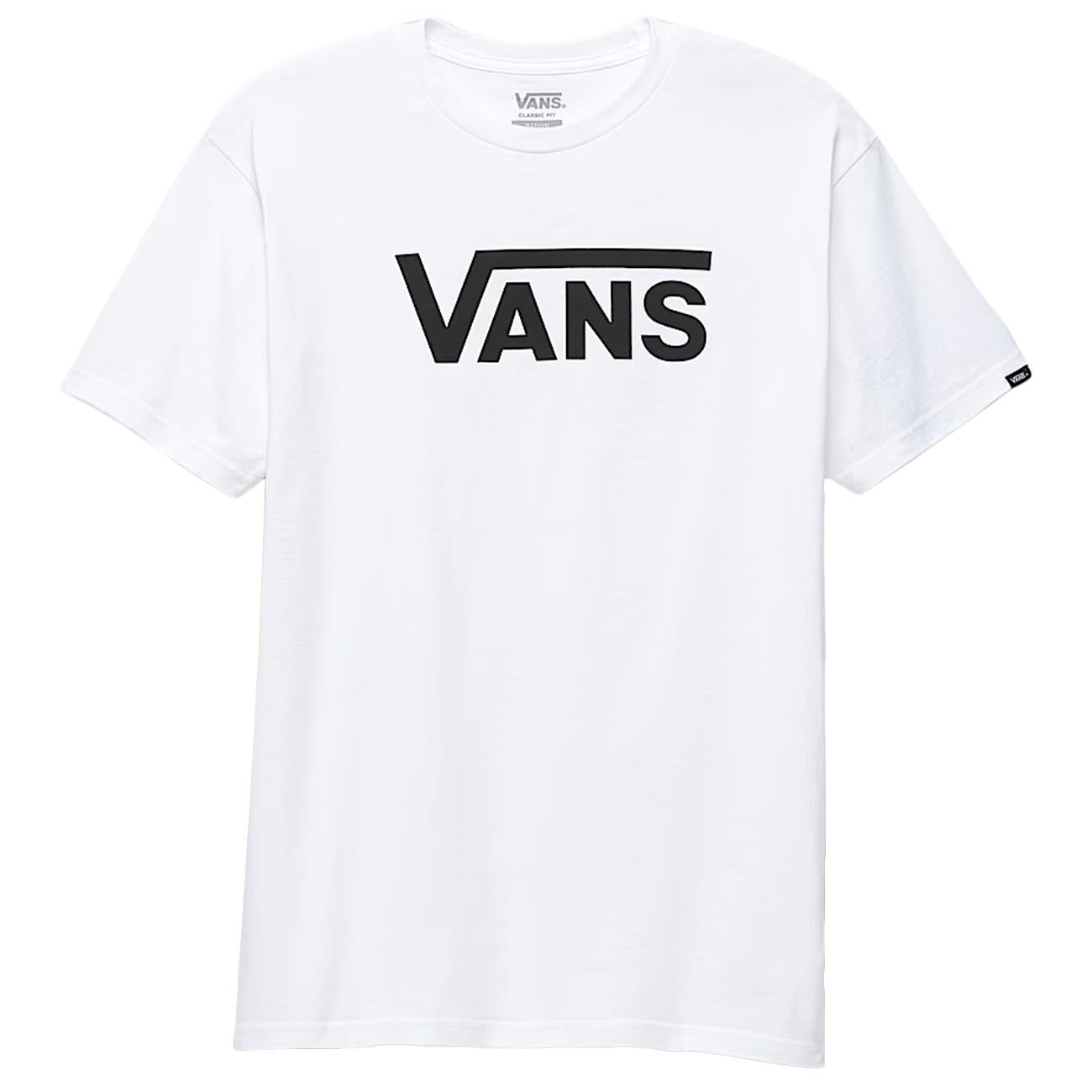 T-Shirt Classic Logo Uomo White Black VN000GGG YB21WHITE/BLACK VANS 