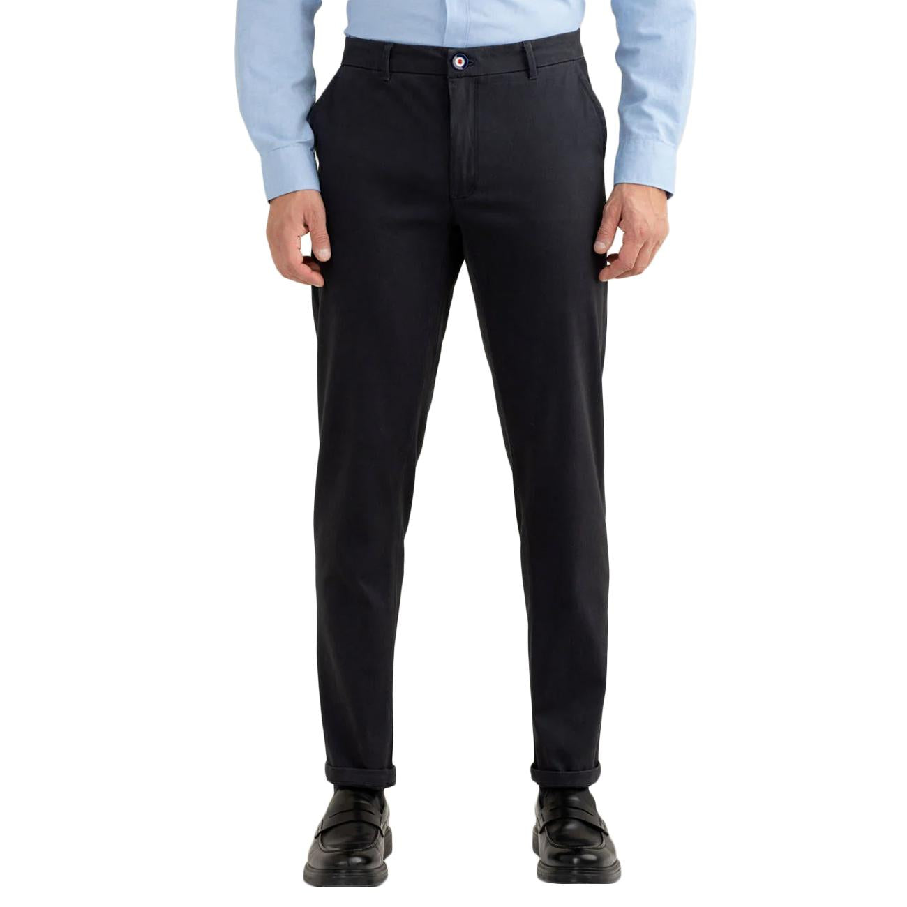 Pantalone Chino Slim Ft "Mr. Bryan" FMRAYMOND A0601 BLUE FRED MELLO 