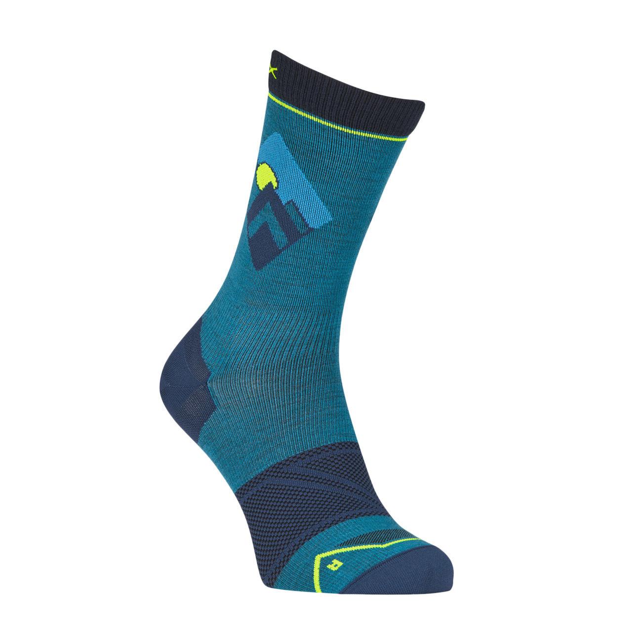 CALZE U. ALPINE LIGHT COMP MID SOCKS ORTOVOX 54892 MOUNTAIN BLUE ORTOVOX 