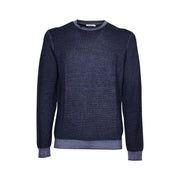 Pullover Round Vintage Merinos Uomo Navy Blue K41127 07NAVY BLUE SUN68 