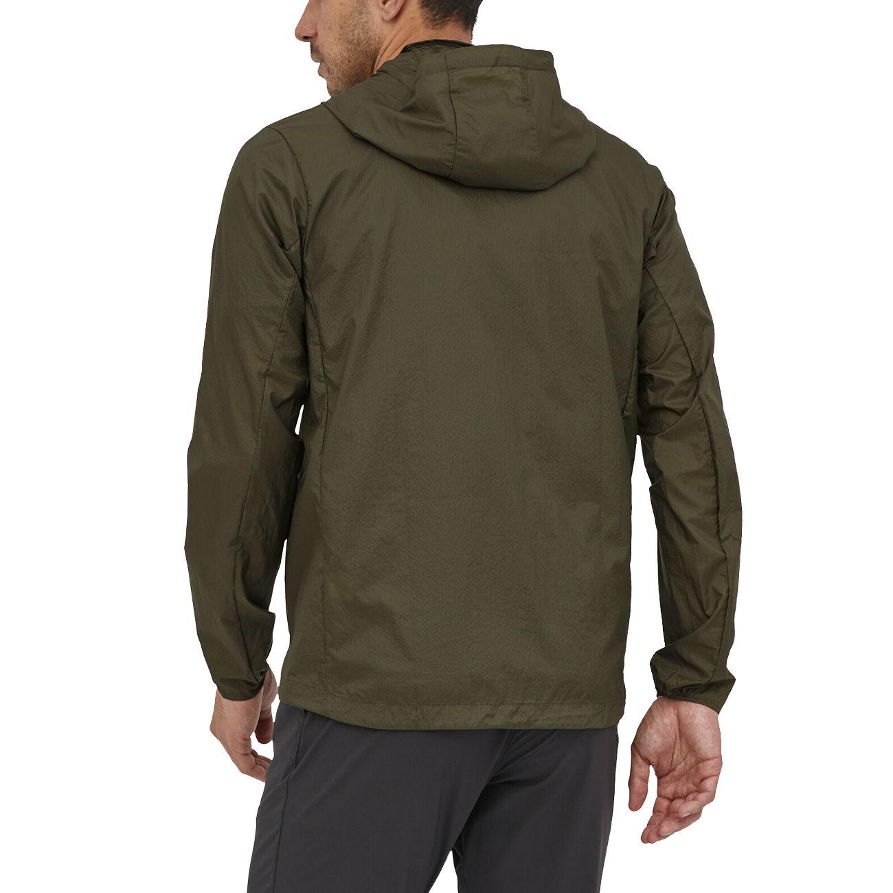 GIACCA U. M`S HOUDINI JACKET 100% NYLON PATAGONIA 24142 BSNG BASIN GREEN PATAGONIA 