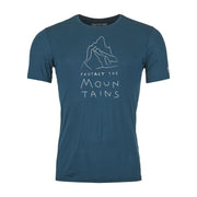 T.SHIRTS U. 150 COOL MNT PROTECTOR TS ORTOVOX 84055 PETROL BLUE ORTOVOX 