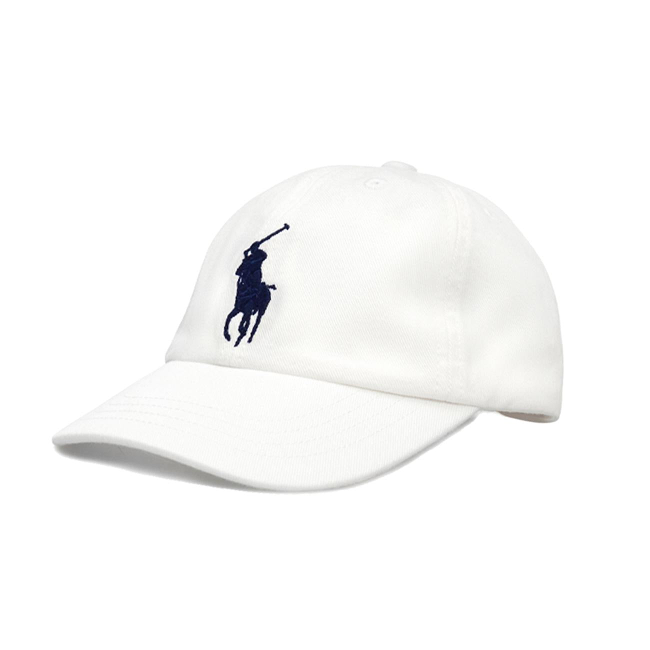 Cappello Big Pony Bimbo Bianco 323785654 005 WHITE POLO RALPH LAUREN 