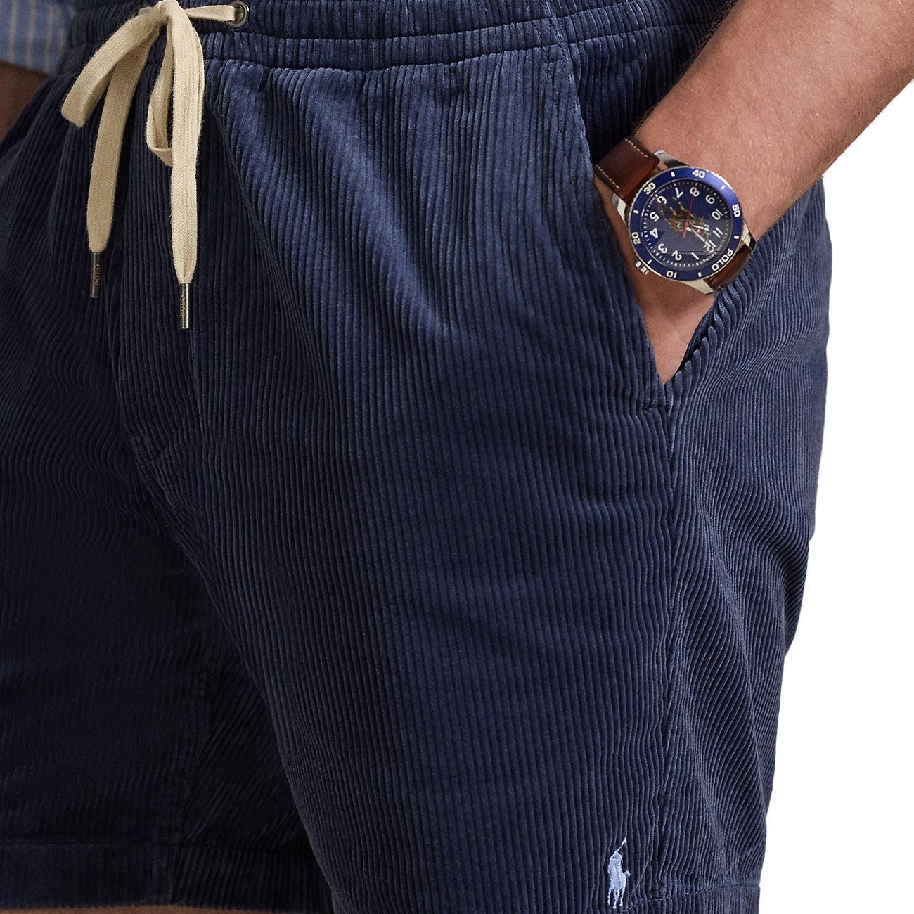 Pantaloncini In Velluto A Coste 710P08204 001 BOSTON NAVY POLO RALPH LAUREN 