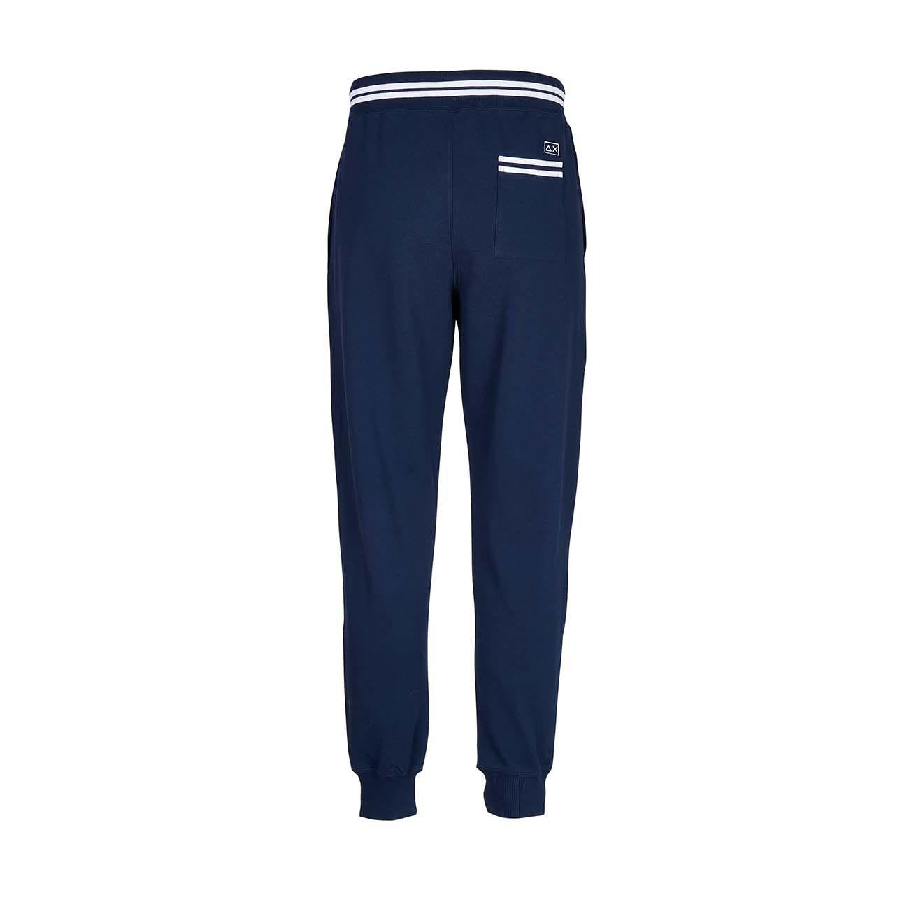 Jogger Heritage Con Profili In Contrasto Uomo Blu F41139 07NAVY BLUE SUN68 