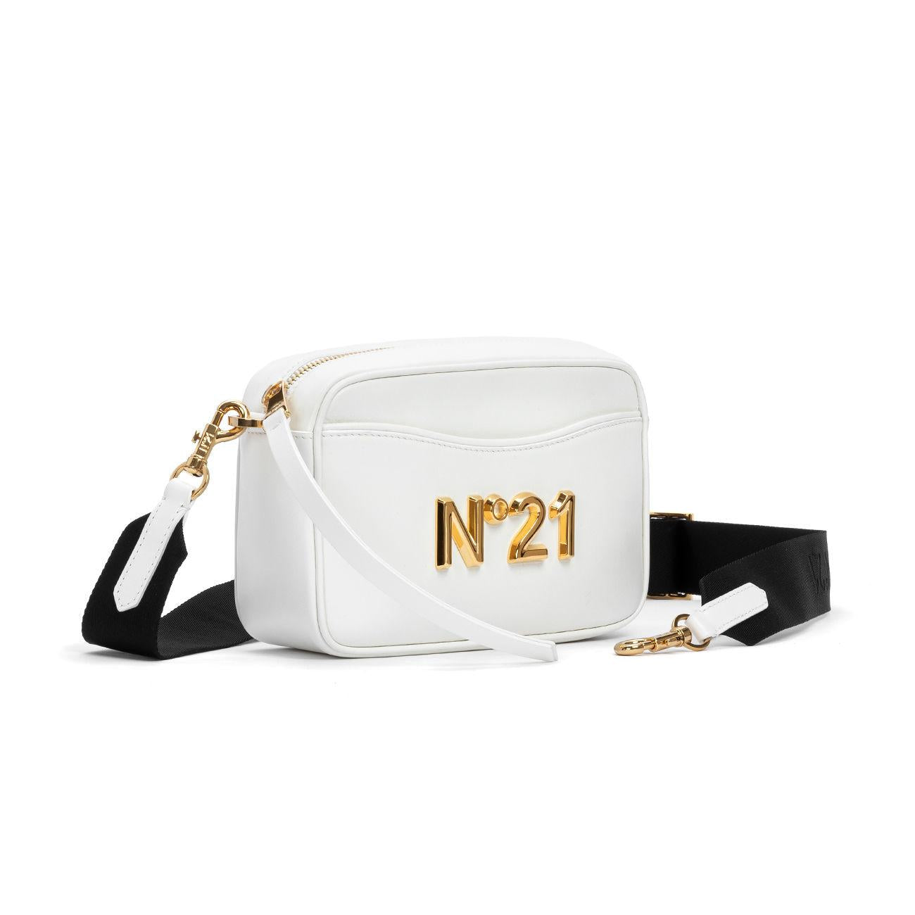 N°21 Borsa Camera Bag In Pelle Donna Bianco N21/22EBP0920TR01 W001WHITE 