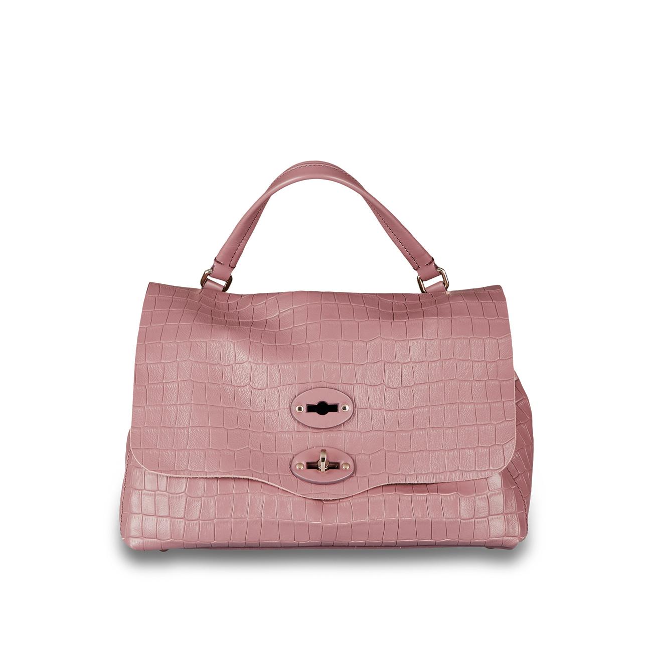 Borsa Postina S Cayman Donna Brown Malva 068090 0740000 S Z0720 BROWN MALVA ZANELLATO 