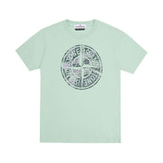 T-Shirt Camo One Print Bambino Lightgreen 781621072 V0052, LIGHTGREEN STONE ISLAND 