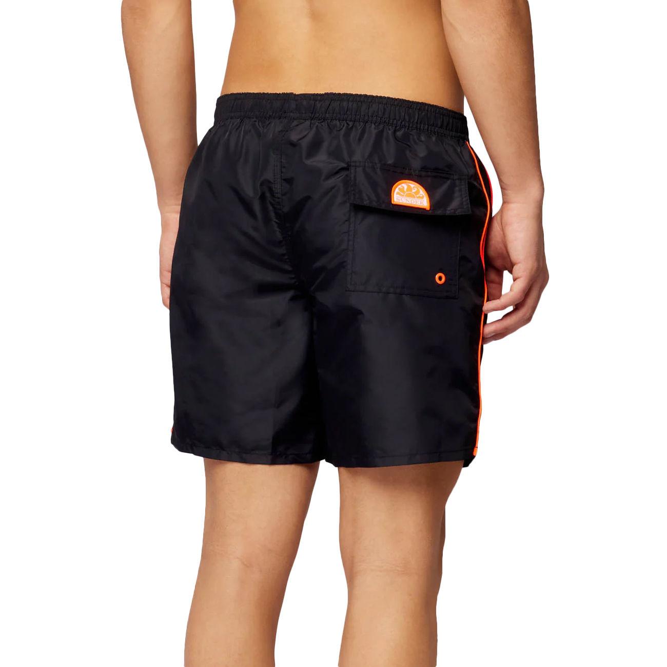 Bermuda Pervis Boardshort Uomo Nero M420BDTA100 00401 BLACK 01 SUNDEK 