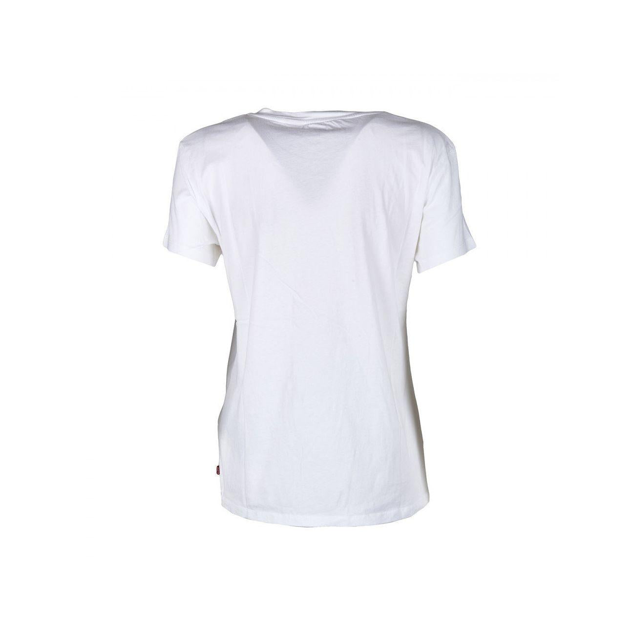 T-Shirt The Perfect Tee Donna Bianco Rosso LEVI/17369/0053 BIANCO/ROSSO LEVIS 