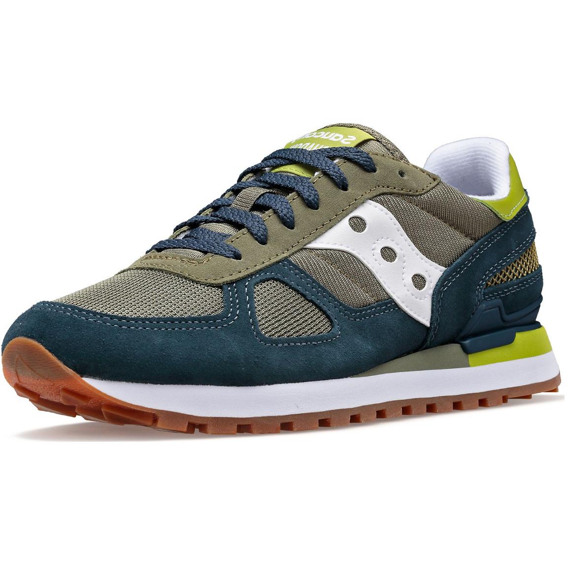 SCARPA U. SHADOW ORIGINAL SAUCONY S2108/826 826 NAVY/GREEN SAUCONY ORIGINALS 