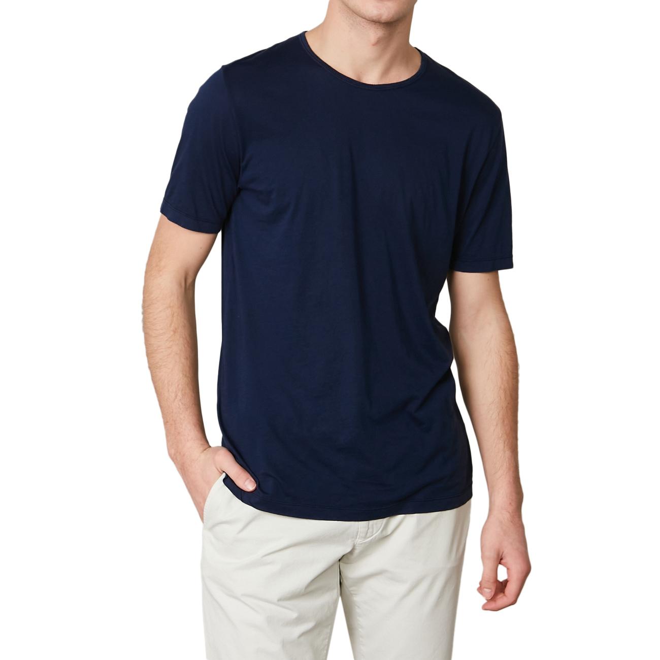 Tshirt Light Cotton Uomo Navy AZ63301 03/NAVY HARTFORD 