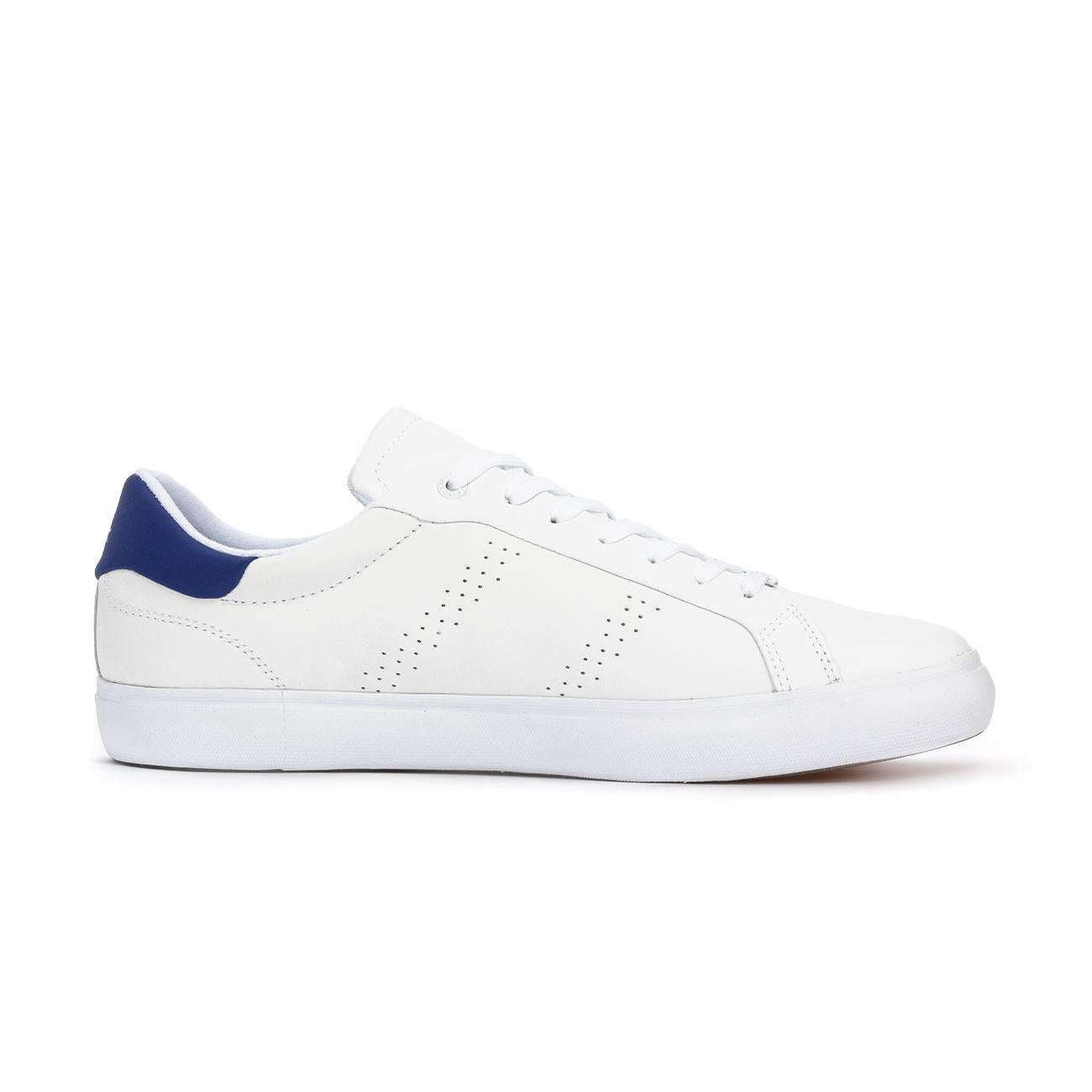 Sneakers In Pelle Powercourt 2.0 Uomo White Blu E01484 080WHITE.BLU LACOSTE 
