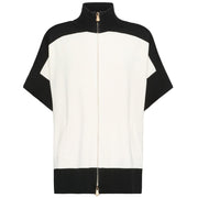 Cardigan Maniche Corte Misto Viscosa S606Z000010N 0A1 JUTA/NERO ELENA MIRO' 