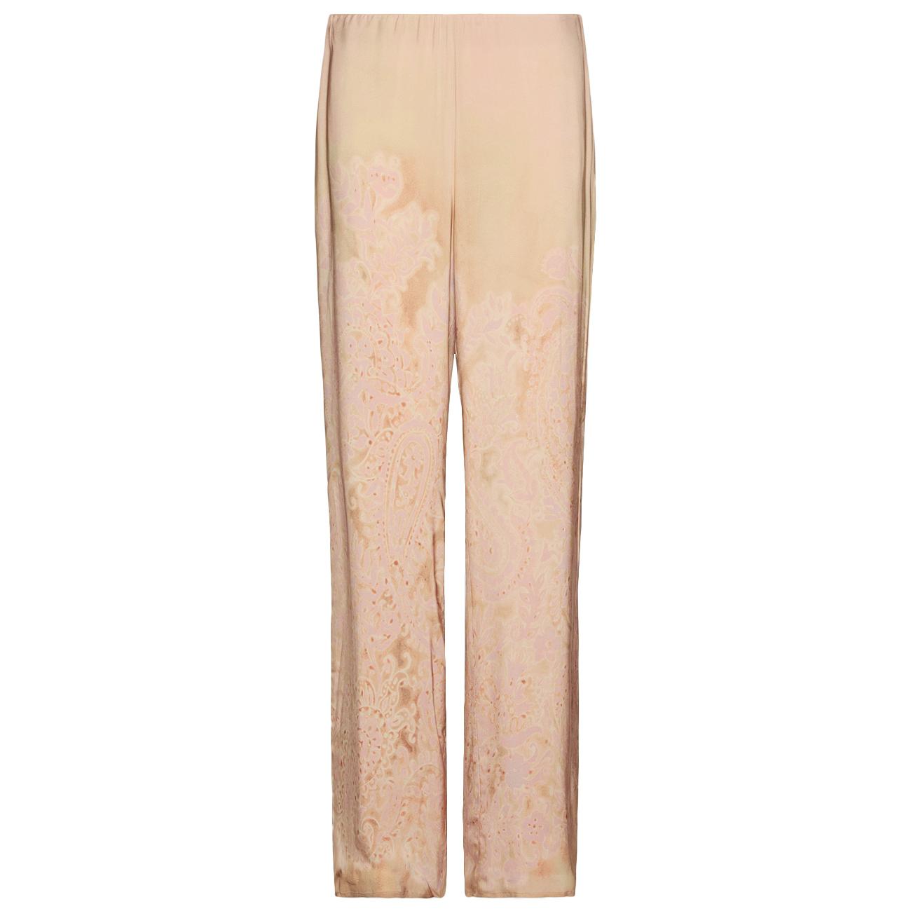 Pantaloni Dritti Stampati P026P000479N 01 NATURALE ELENA MIRO' 