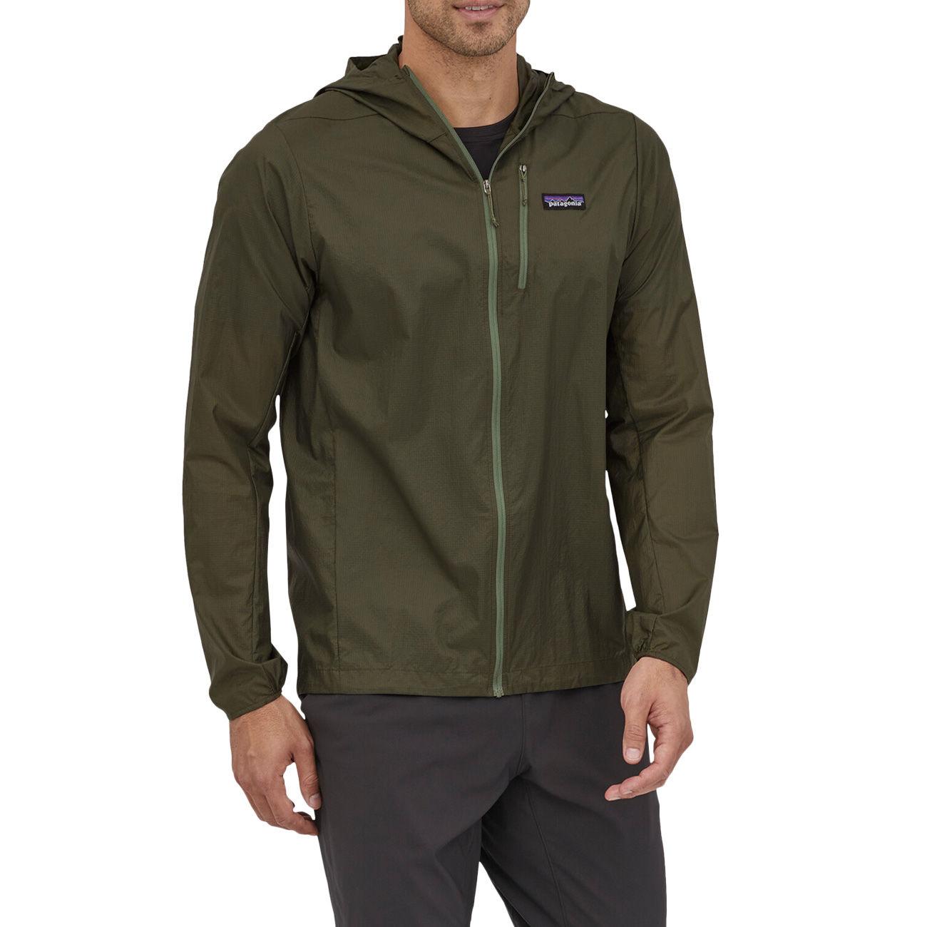 GIACCA U. M`S HOUDINI JACKET 100% NYLON PATAGONIA 24142 BSNG BASIN GREEN PATAGONIA 