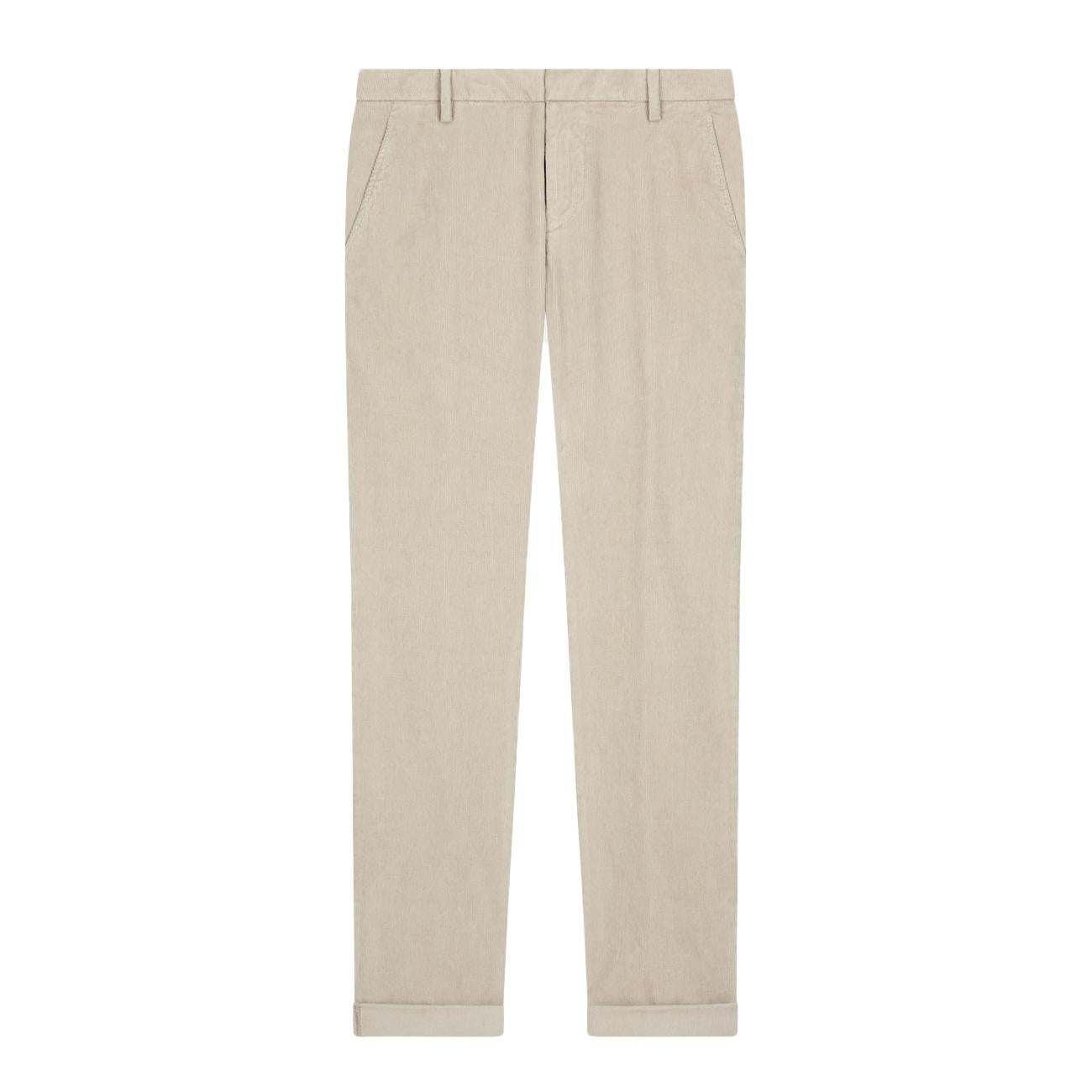 Pantalone Gaubert In Velluto UP235 VS0028U PTD 020 BEIGE DONDUP 