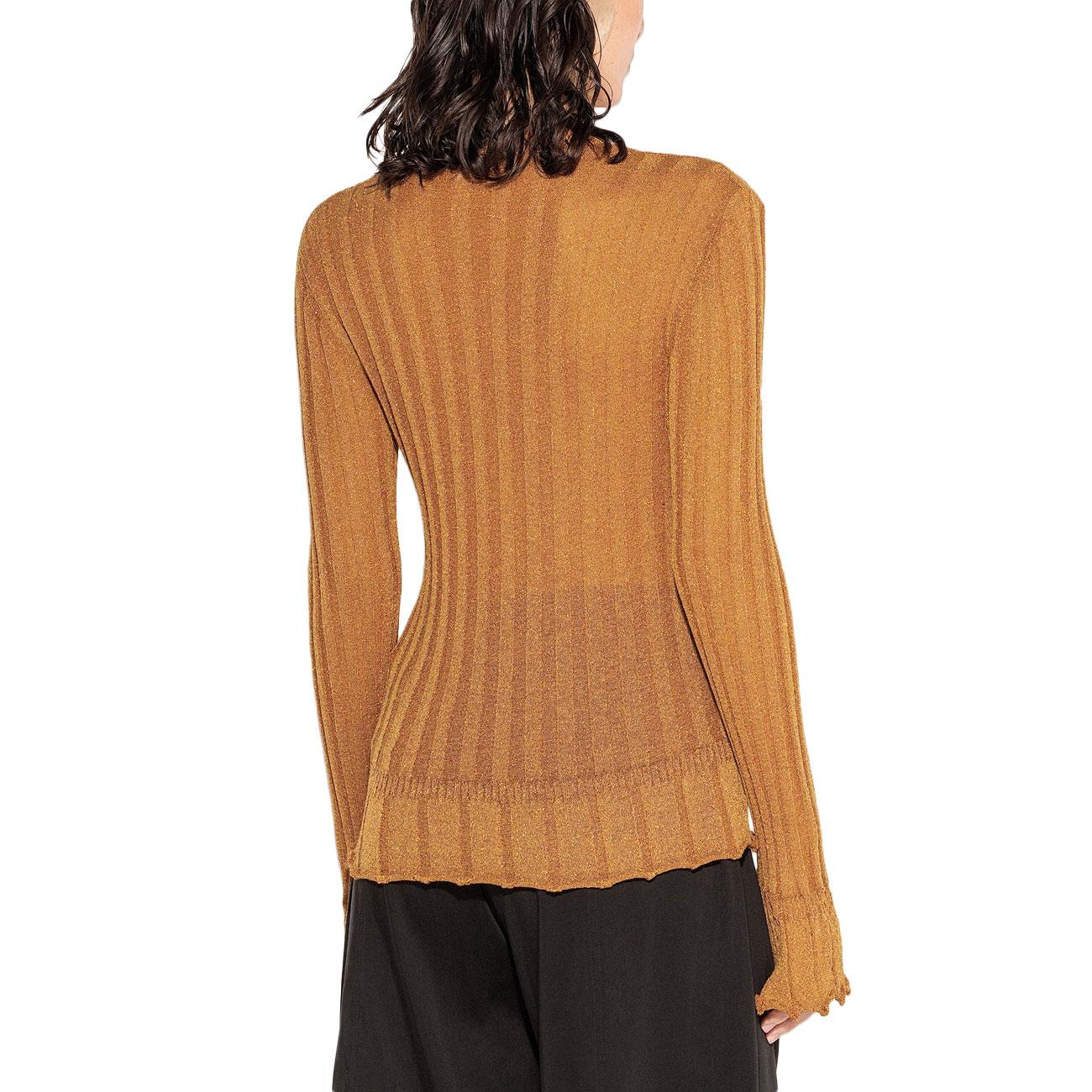 Maglia Con Maniche Extra Lunghe MGKD13281 CAMMELLO AKEP 