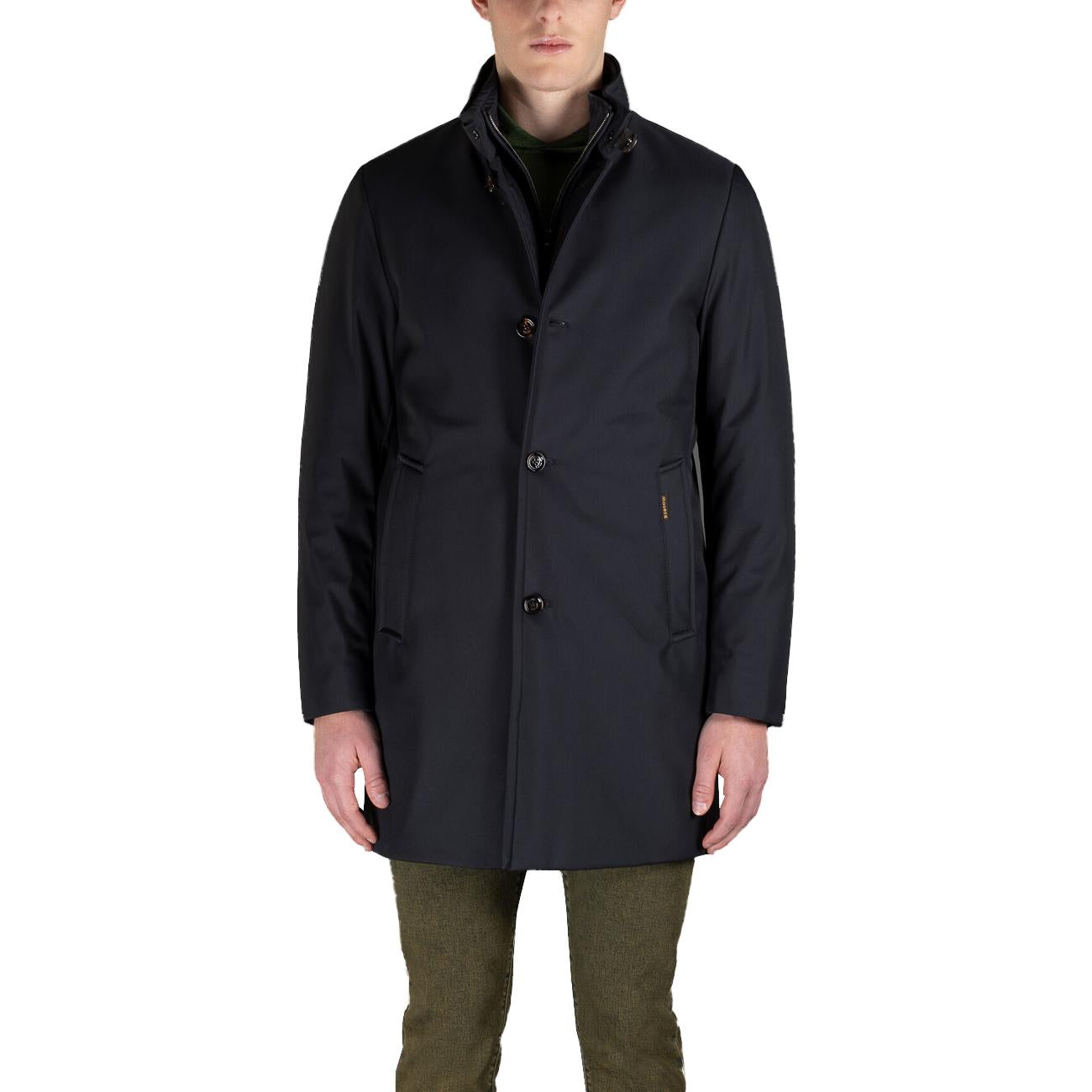 Cappotto Bond-Wi Uomo Dark Blu MOUCI100130 U0402 DARK BLU MOORER 