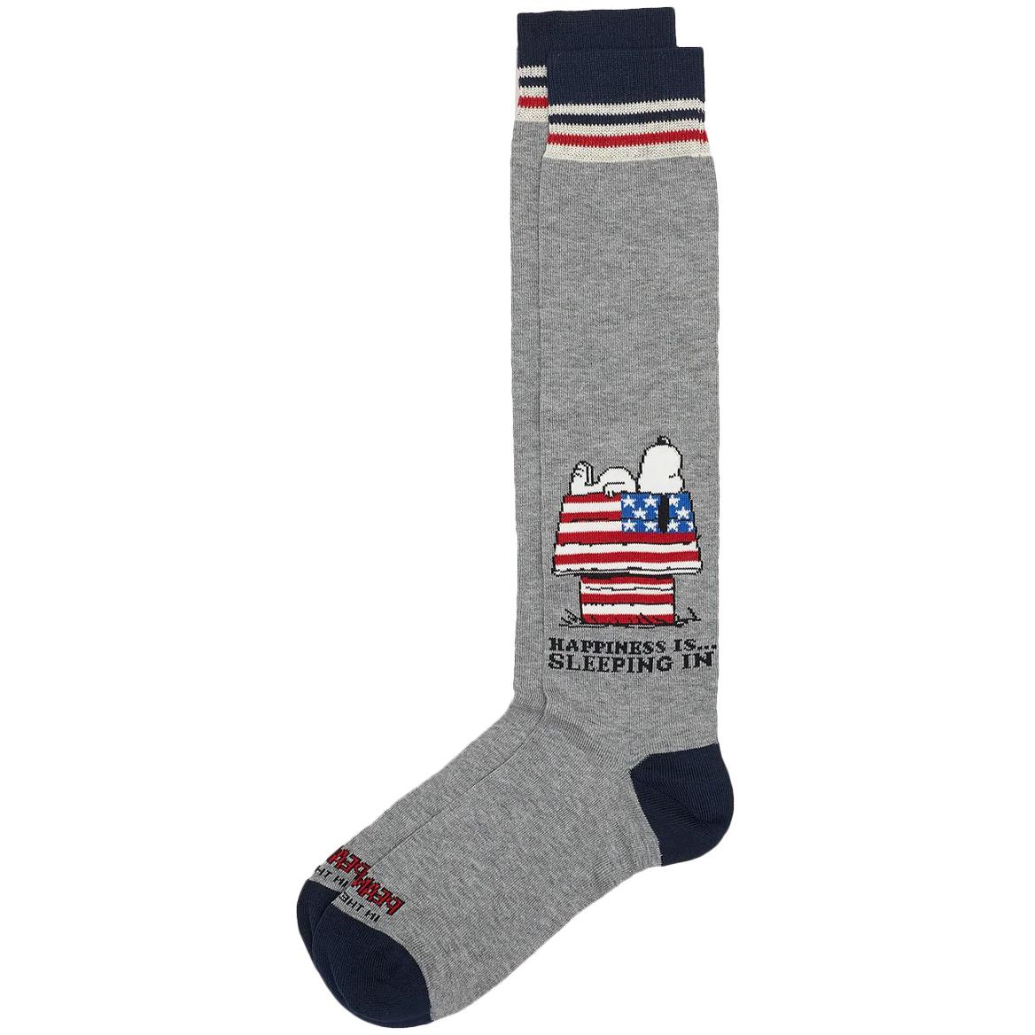 Calze Sleeping Snoopy Usa Unisex Grigio Scuro FW220012 0002 GRIGIO SCURO SOX IN THE BOX 