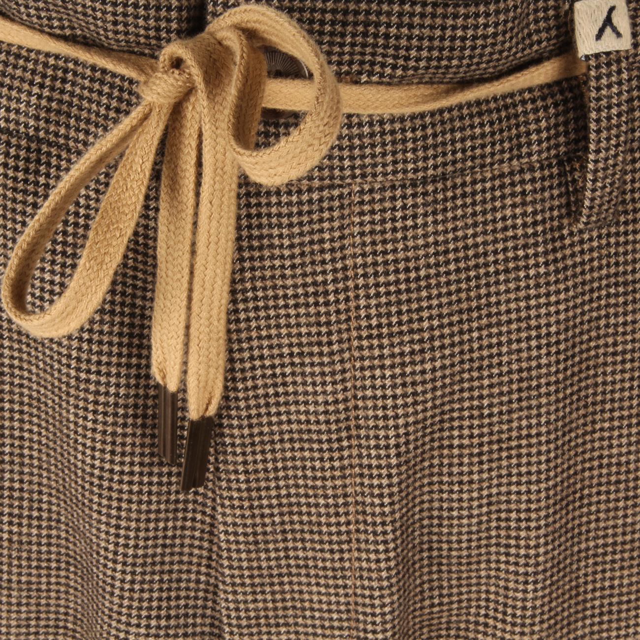 Pantalone Pied De Poule Uomo Beige Marrone 22WM12L/17 245 BEIGE MARRONE MYTHS 