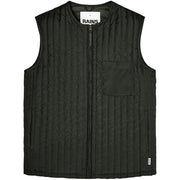 RAINS Smanicato Liner Vest Unisex Green RA18320 GREEN 