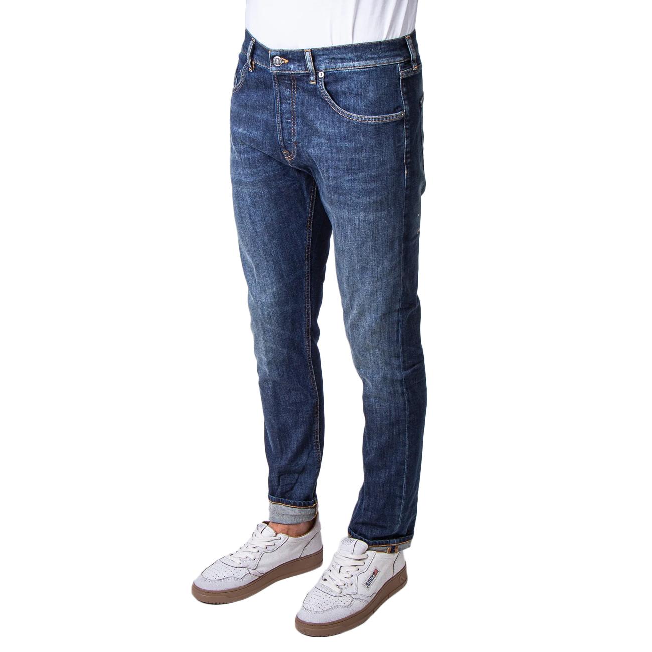 Jeans Icon Blu Scuro Lavato UP563-DS0257-LH2-DU-W25 800 BLU DONDUP 