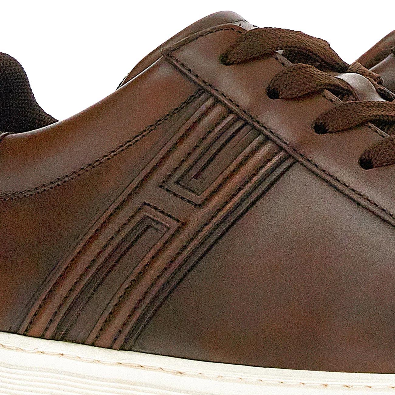 SNEAKERS U. H365 ALLAC. H CANALETTO F.DO CASSETTA CAMOSCIO HOGAN HXM3650J310QTUS013 CORTECCIA CHIARO HOGAN 