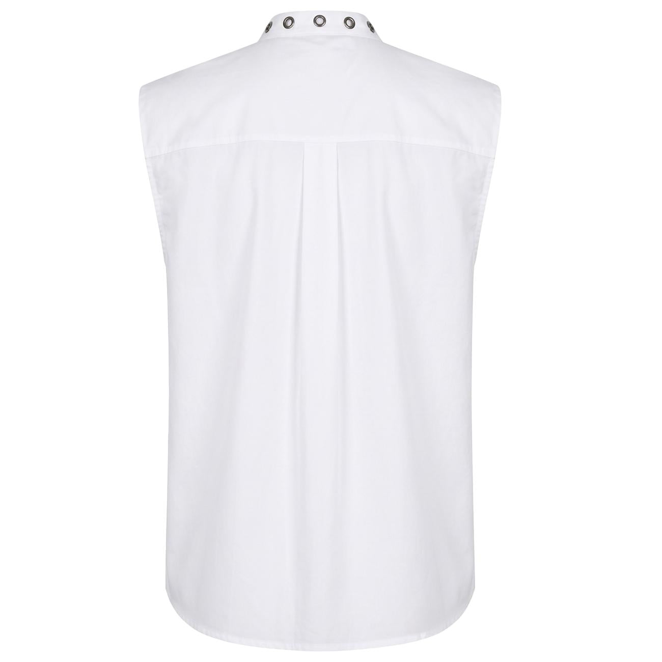 AKEP Camicia Smanicata Con Vele CMKD131129 BIANCO 