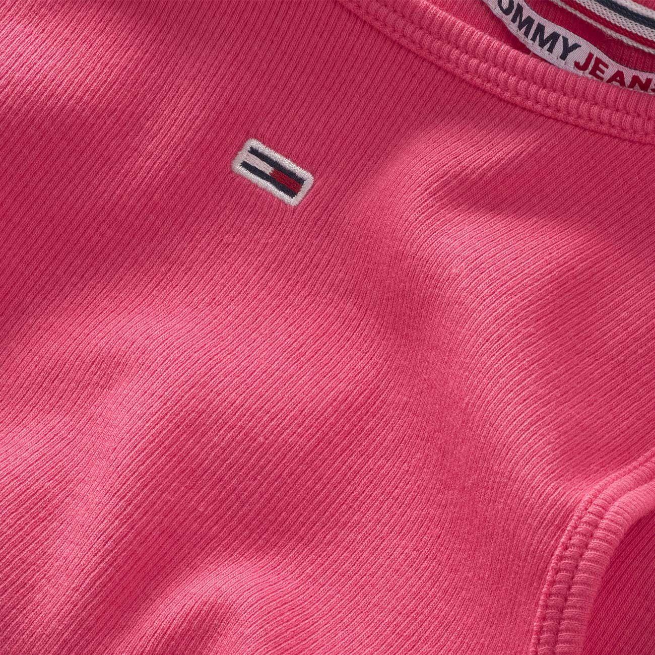 CANOTTA D. ESSENTIAL ADERENTE A COSTE TJ DW0DW14875 TJN/LASER PINK TOMMY JEANS 