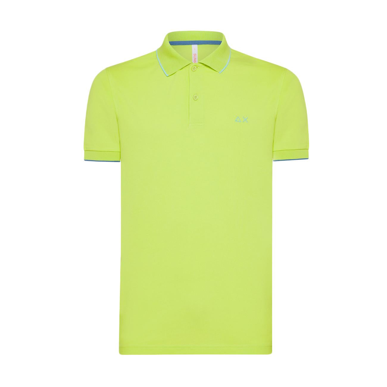 Polo Profili Sul Collo Uomo Lime A34113 68 LIME SUN68 
