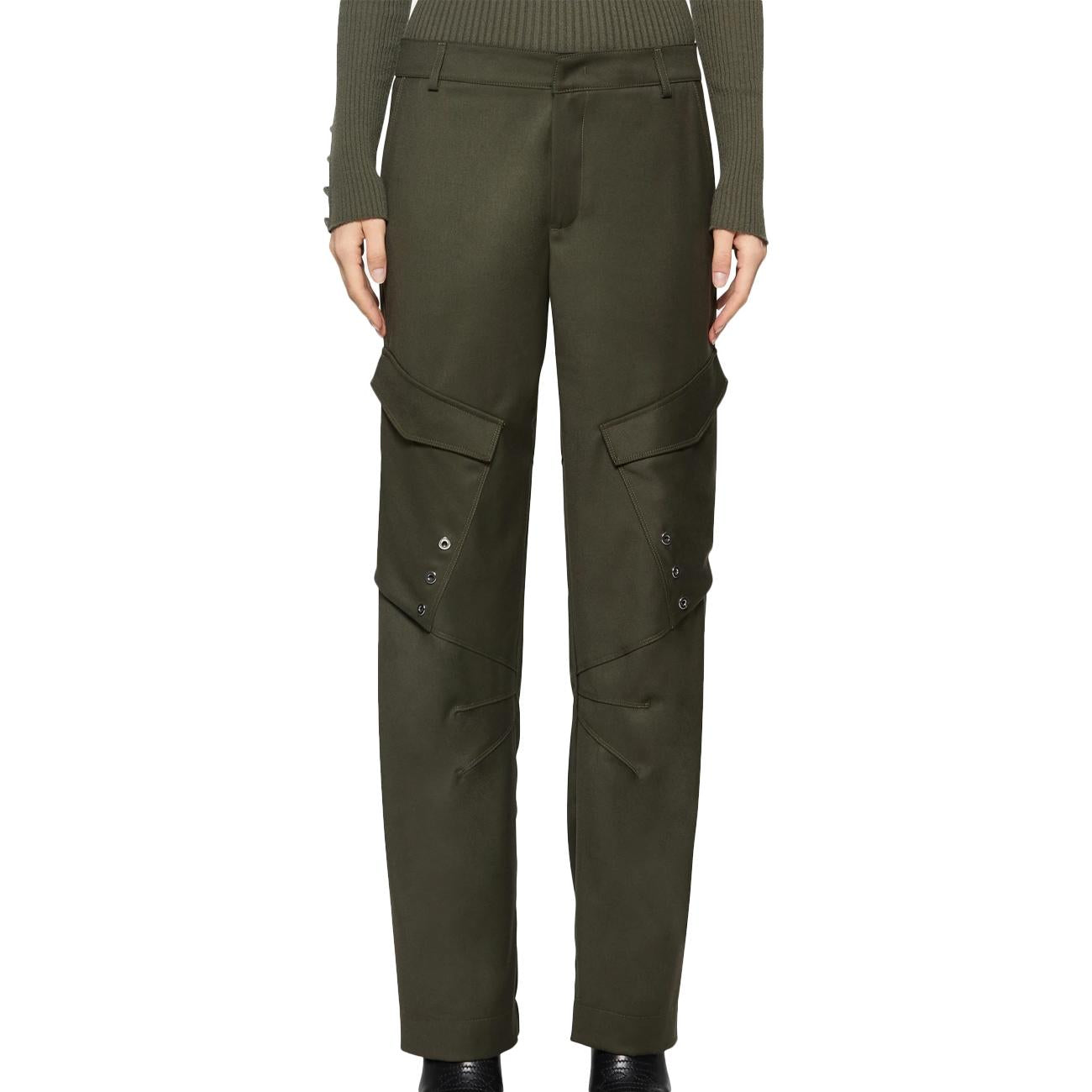 Pantaloni Cargo Camila DP700 OS0105D XXX 633 VERDE DONDUP 