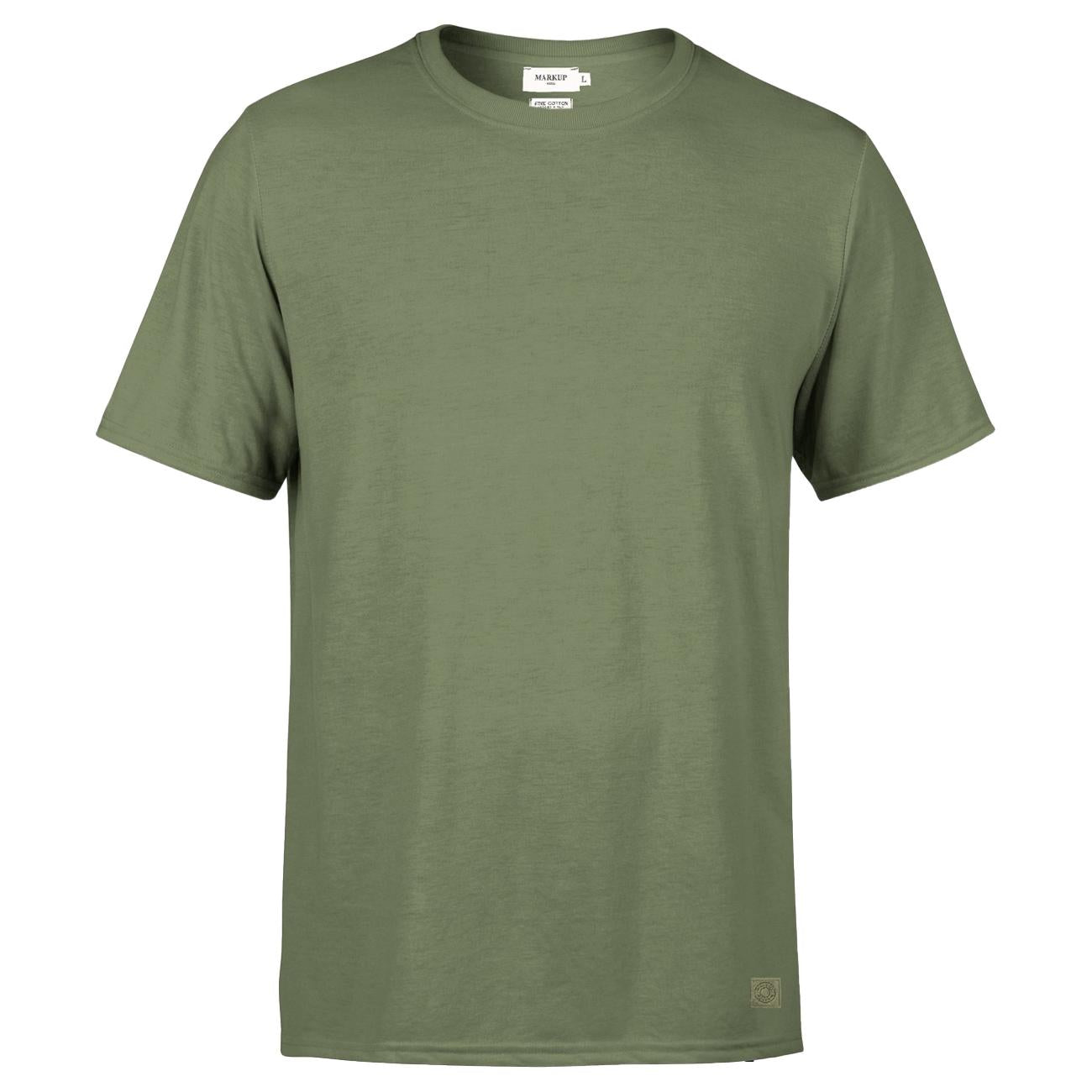 T-Shirt In Cotone Uomo Militare MK11011 MILITARE MARKUP 