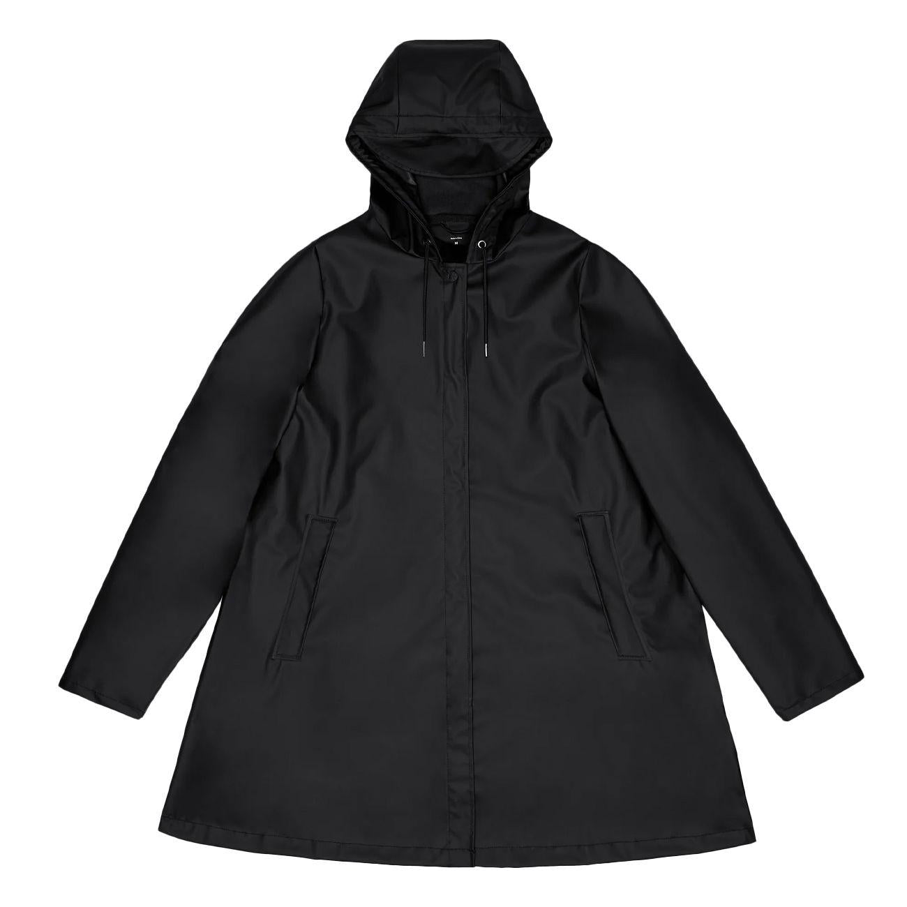 GIACCA D. A/LINE W W3 RAINS RA18050 BLACK RAINS 