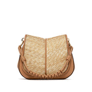 Borsa A Spalla Helena Round In Pelle Donna Nature BS9666HGL/PGLF 0422NATURE GIANNI CHIARINI 